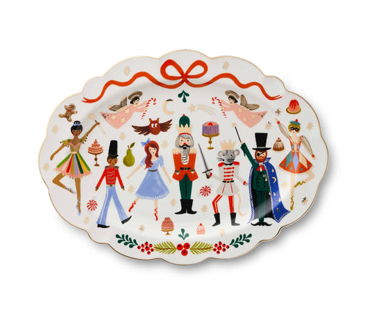 Nutcracker Large Porcelain Serving Platter