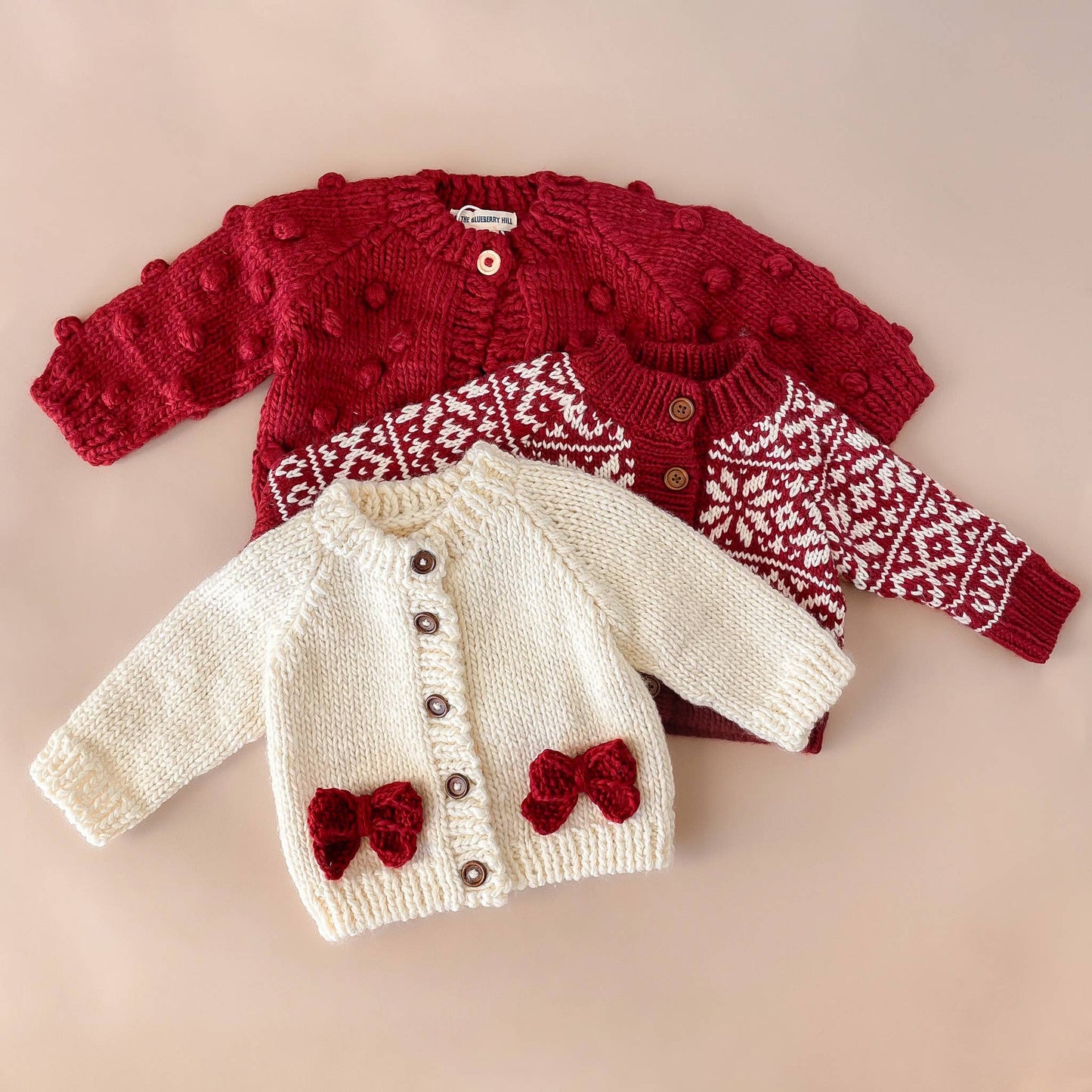 Red Bow Cardigan