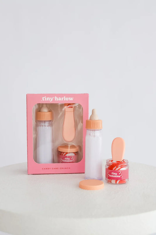 Tiny Tummies Puree and Milk Bottle Set - Candy Cane Crunch