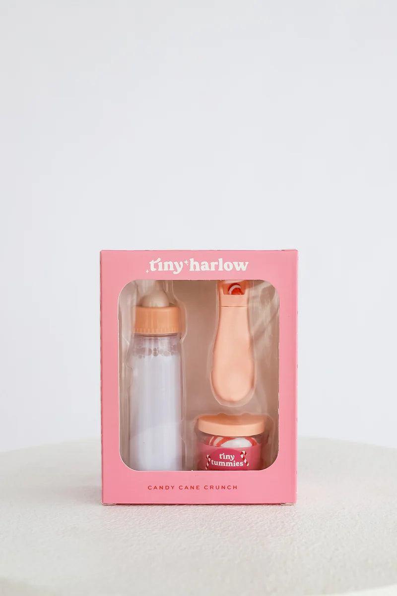 Tiny Tummies Puree and Milk Bottle Set - Candy Cane Crunch