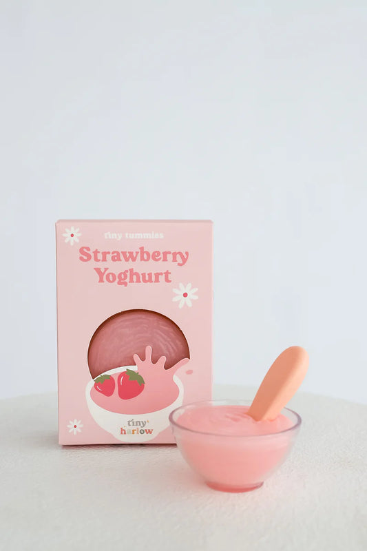 Tiny Tummies Set - Strawberry Yogurt Bowl