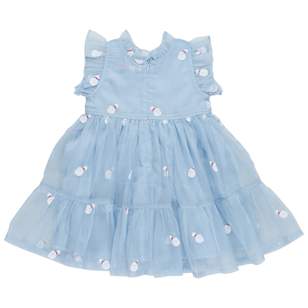 Pink Chicken Girls Organza Jennifer Dress in Winter Santa 50% OFF - FINAL SALE