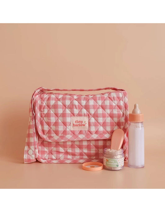 Tiny Nurturers Set - Pink Gingham