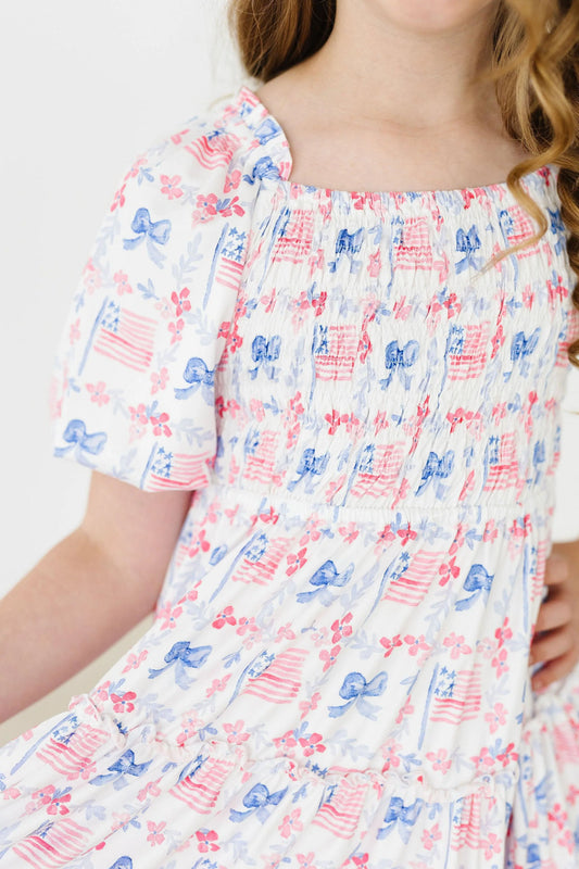 Mila & Rose Smocked Flags Dress