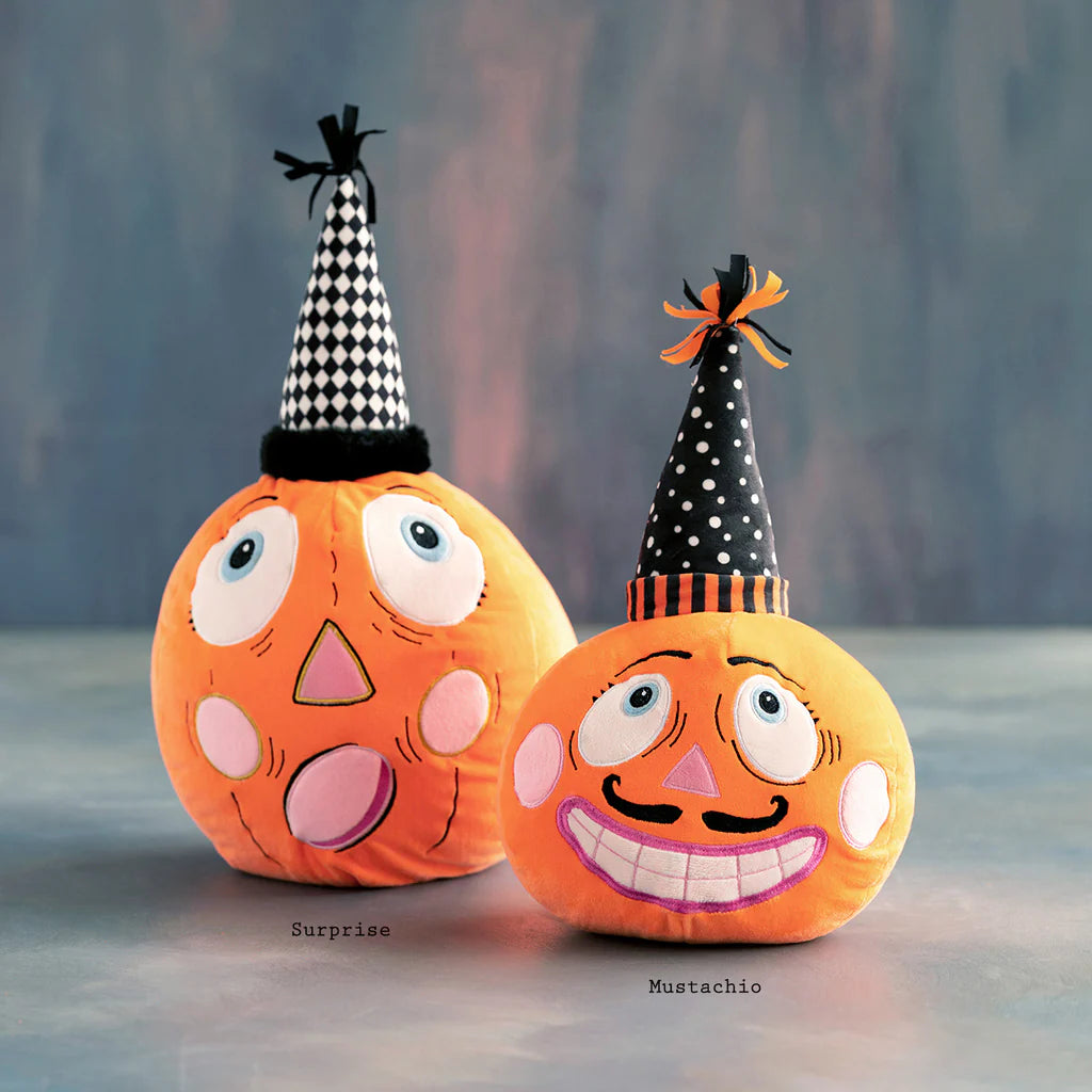 Glitterville Mustachio & Surprise Pumpkin Plush